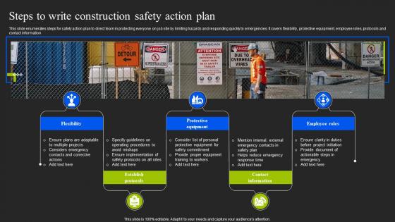 Steps To Write Construction Safety Action Plan