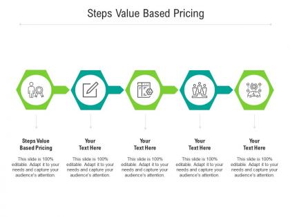 Steps value based pricing ppt powerpoint presentation pictures vector cpb