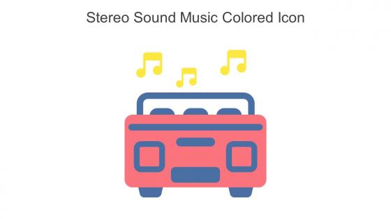 Stereo Sound Music Colored Icon In Powerpoint Pptx Png And Editable Eps Format
