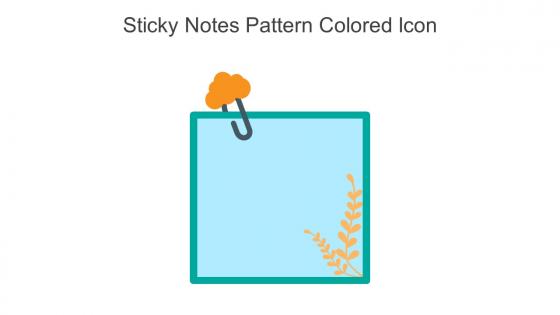 Sticky Notes Pattern Colored Icon In Powerpoint Pptx Png And Editable Eps Format