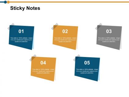 Sticky notes ppt powerpoint presentation model sample