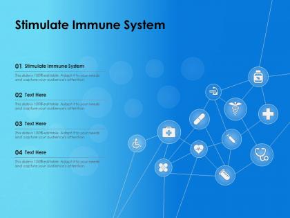 Stimulate immune system ppt powerpoint presentation infographics guidelines