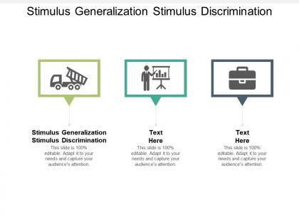 Stimulus generalization stimulus discrimination ppt powerpoint presentation visual aids portfolio cpb