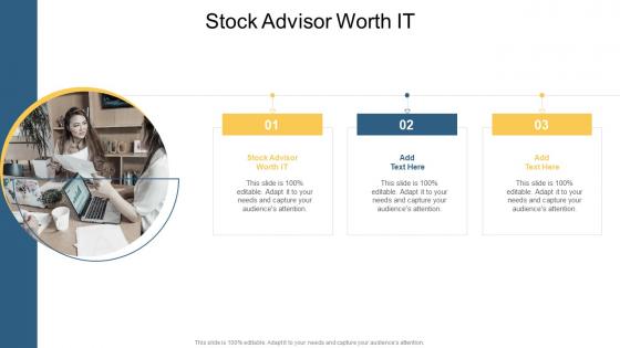 Stock Advisor Worth IT In Powerpoint And Google Slides Cpb