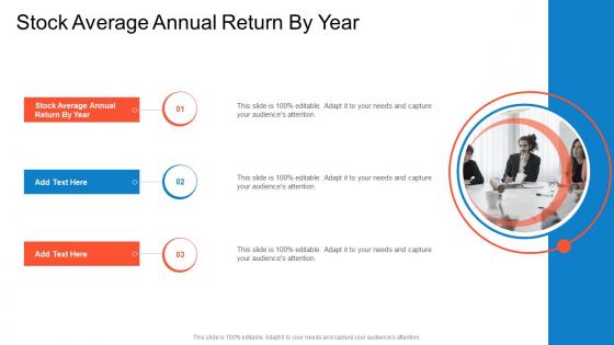 Stock Average Annual Return By Year In Powerpoint And Google Slides Cpb