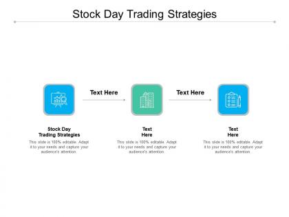Stock day trading strategies ppt powerpoint presentation visual aids cpb
