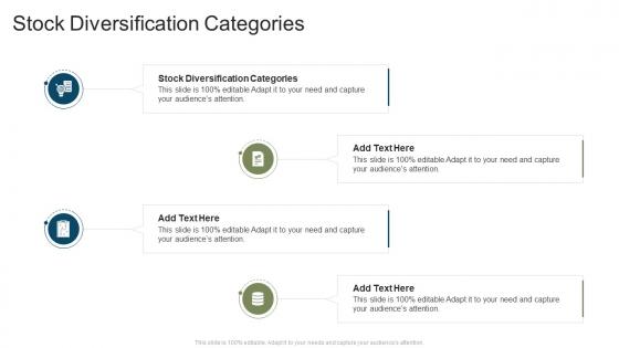 Stock Diversification Categories In Powerpoint And Google Slides Cpb
