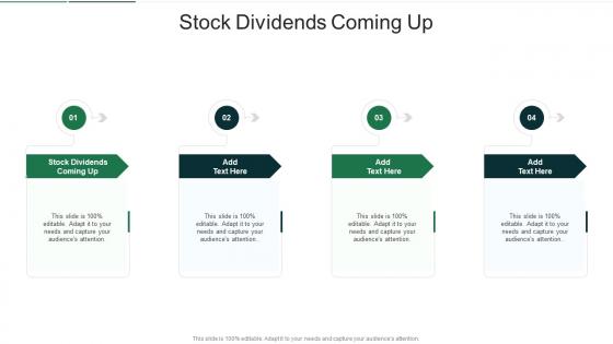 Stock Dividends Coming Up In Powerpoint And Google Slides Cpb