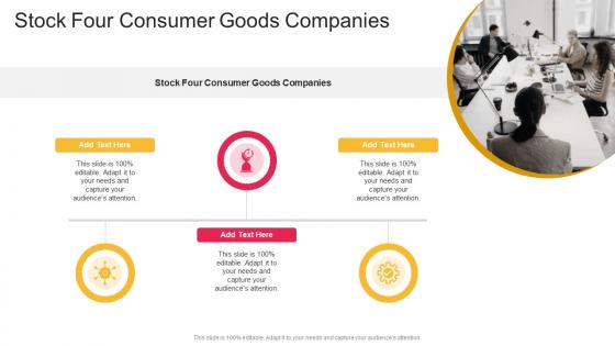Stock Four Consumer Goods Companies In Powerpoint And Google Slides Cpb