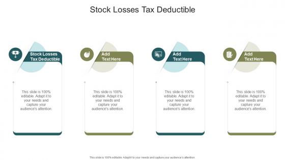 Stock Losses Tax Deductible In Powerpoint And Google Slides Cpb