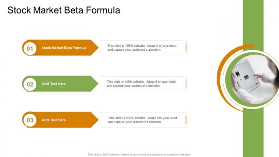 Stock Market Beta Formula In Powerpoint And Google Slides Cpb