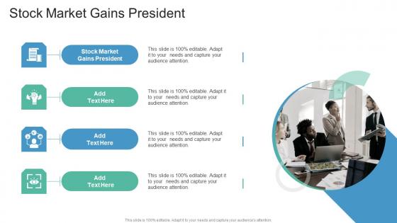 Stock Market Gains President In Powerpoint And Google Slides Cpb