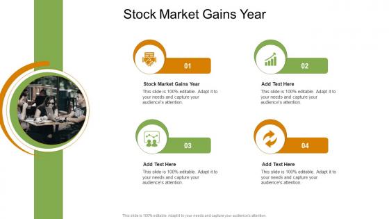 Stock Market Gains Year In Powerpoint And Google Slides Cpb
