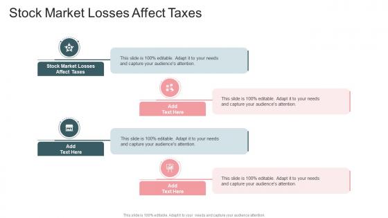 Stock Market Losses Affect Taxes In Powerpoint And Google Slides Cpb