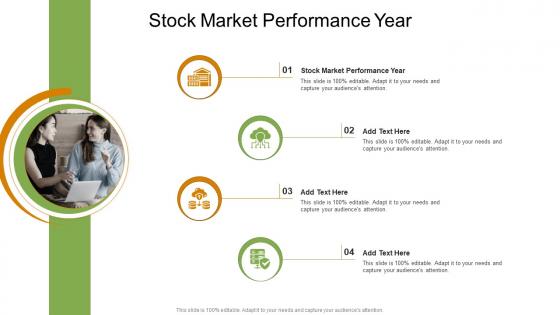 Stock Market Performance Year In Powerpoint And Google Slides Cpb