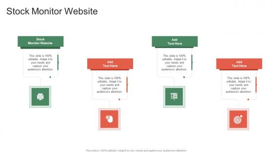 Stock Monitor Website In Powerpoint And Google Slides Cpb