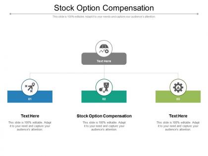 Stock option compensation ppt powerpoint infographics gallery cpb