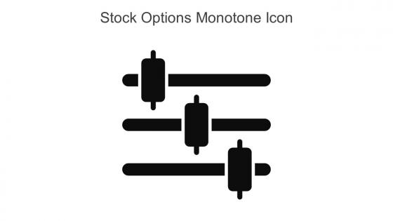 Stock Options Monotone Icon In Powerpoint Pptx Png And Editable Eps Format