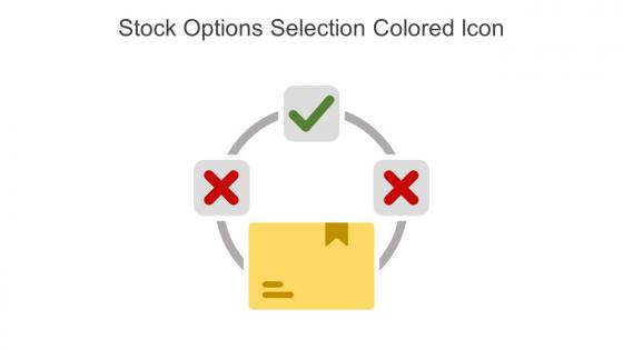 Stock Options Selection Colored Icon In Powerpoint Pptx Png And Editable Eps Format