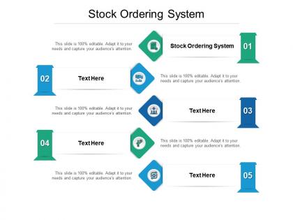 Stock ordering system ppt powerpoint presentation infographic template layout ideas cpb