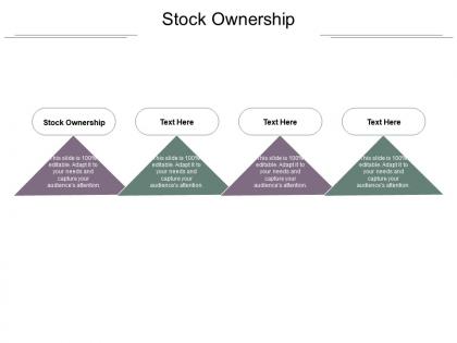 Stock ownership ppt powerpoint presentation gallery graphic images cpb