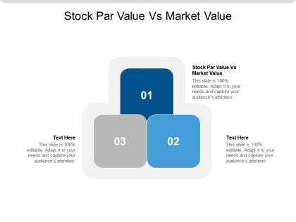 Stock par value vs market value ppt powerpoint presentation designs download cpb