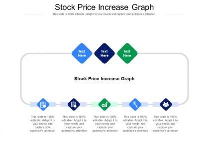 Stock price increase graph ppt powerpoint presentation portfolio mockup cpb