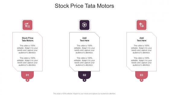 Stock Price Tata Motors In Powerpoint And Google Slides Cpb