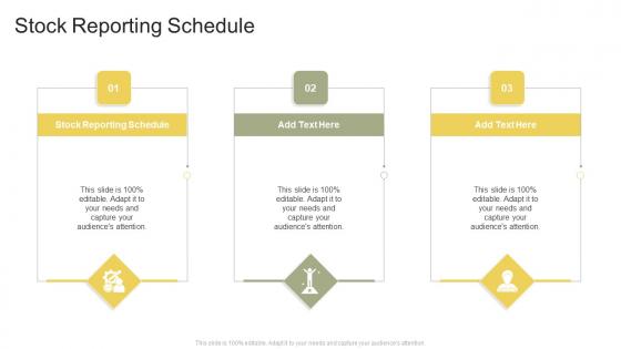 Stock Reporting Schedule In Powerpoint And Google Slides Cpb