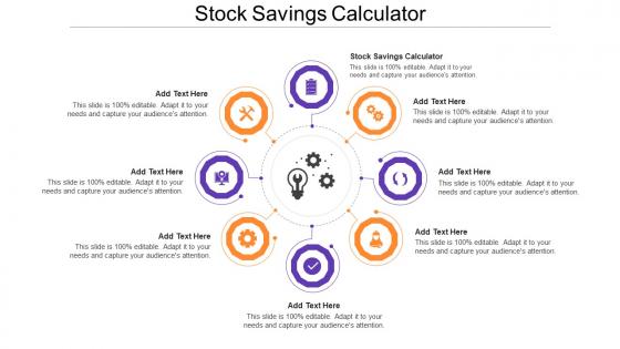 Stock Savings Calculator Ppt Powerpoint Presentation Icon Aids Cpb
