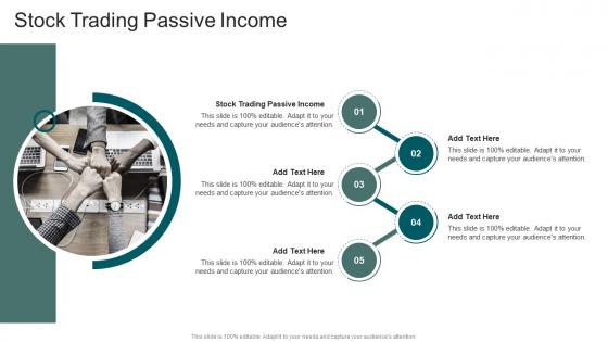 Stock Trading Passive Income In Powerpoint And Google Slides Cpb