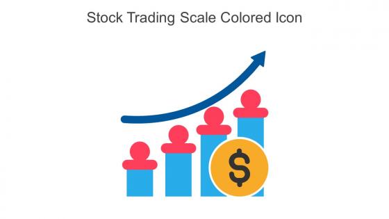 Stock Trading Scale Colored Icon In Powerpoint Pptx Png And Editable Eps Format