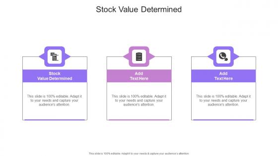 Stock Value Determined In Powerpoint And Google Slides Cpb