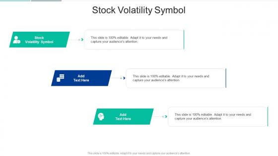 Stock Volatility Symbol In Powerpoint And Google Slides Cpb