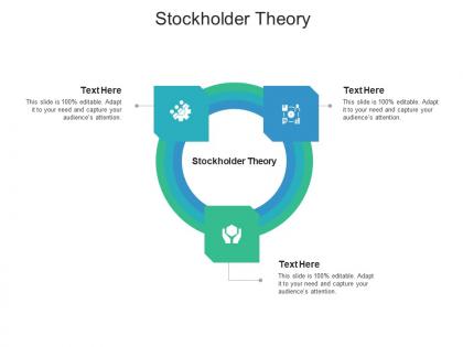 Stockholder theory ppt powerpoint presentation model slides cpb
