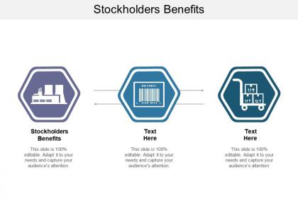 Stockholders benefits ppt powerpoint presentation slides outfit cpb