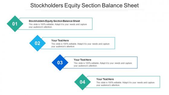 Stockholders equity section balance sheet ppt powerpoint presentation professional cpb
