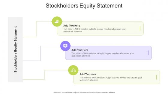 Stockholders Equity Statement In Powerpoint And Google Slides Cpb
