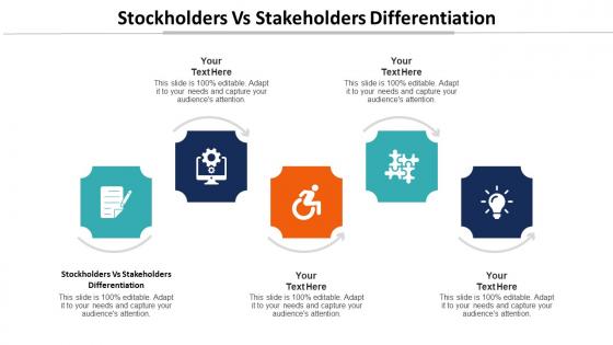 Stockholders Vs Stakeholders Differentiation Ppt Powerpoint Presentation Tips Cpb