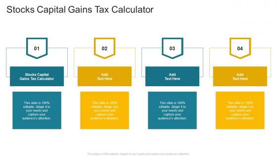 Stocks Capital Gains Tax Calculator In Powerpoint And Google Slides Cpb