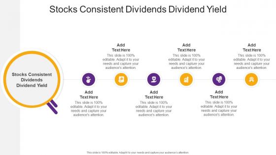 Stocks Consistent Dividends Dividend Yield In Powerpoint And Google Slides Cpb