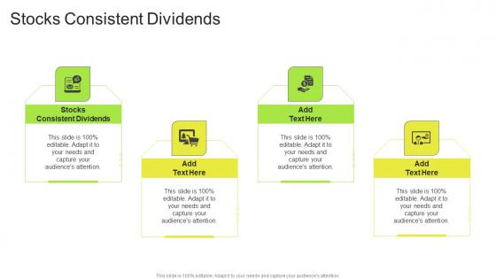 Stocks Consistent Dividends In Powerpoint And Google Slides Cpb