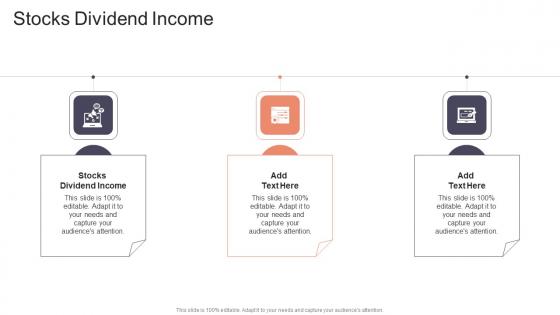 Stocks Dividend Income In Powerpoint And Google Slides Cpb