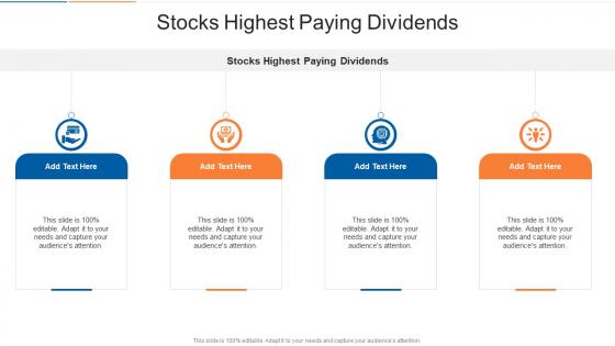 Stocks Highest Paying Dividends In Powerpoint And Google Slides Cpb