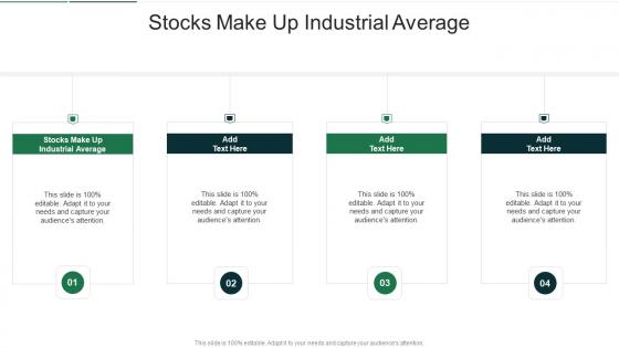 Stocks Make Up Industrial Average In Powerpoint And Google Slides Cpb