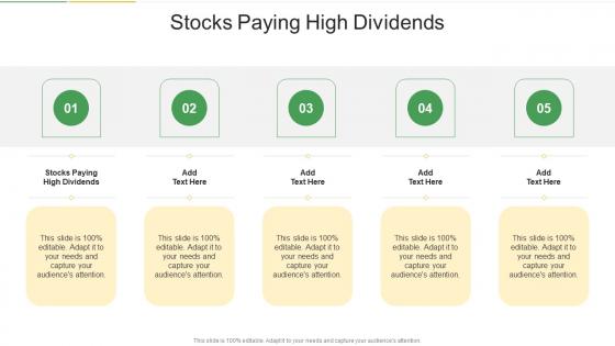 Stocks Paying High Dividends In Powerpoint And Google Slides Cpb