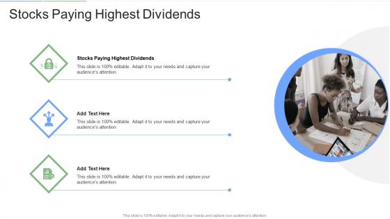 Stocks Paying Highest Dividends In Powerpoint And Google Slides Cpb