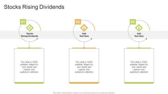 Stocks Rising Dividends In Powerpoint And Google Slides Cpb