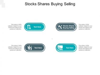 Stocks shares buying selling ppt powerpoint presentation model graphics download cpb