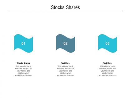 Stocks shares ppt powerpoint presentation pictures design ideas cpb